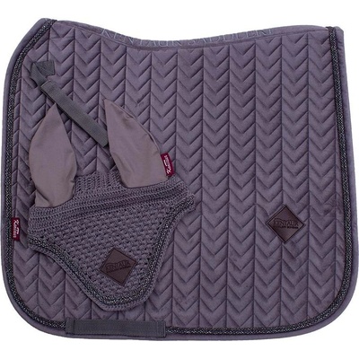 KT Kentaur podsedlová dečka s náušníky Arrow Mid grey
