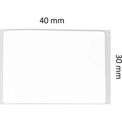 Niimbot štítky ER pro B21 B21S B1 B3S průhledná 40 x 30 mm 230 ks