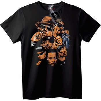 NOONEBRAND Тениска Compton Легенди - 2XL, Black