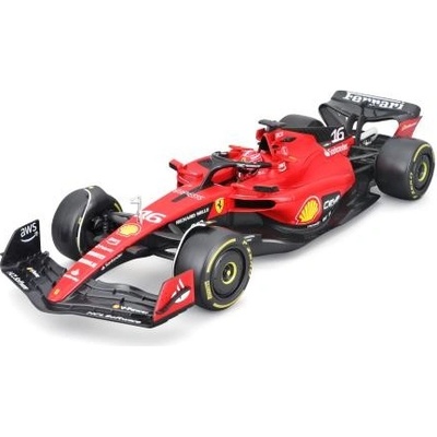 Bburago Formula F1 Ferrari Scuderia SF 23 2023 č.16 Charles Leclercs řidičem 1:18