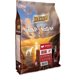 Petnutrition Премиум гранули за кучета с биволско месо и сладък картоф, без зърно и глутен taste of nature 4kg buffalo - за средни и едри породи