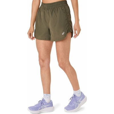 Asics Nagino Run Adjustable 4In Short W 2012D141300 dark olive