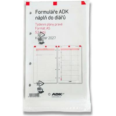 ADK A5 týdenní 2025 pravé