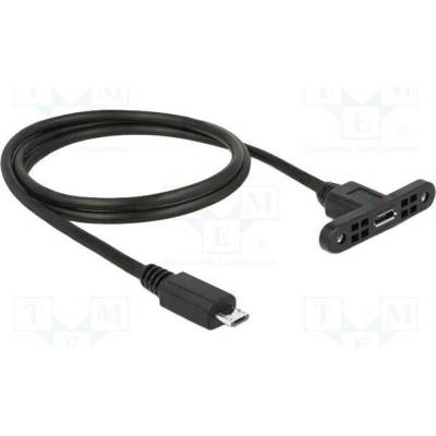 Delock 85246 USB 2.0 USB B micro zásuvka USB B micro vidlice 1m