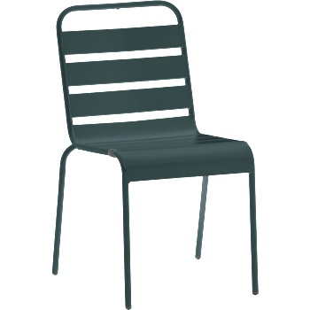 Carmen Метален градински стол muri - тъмнозелен (3535122)