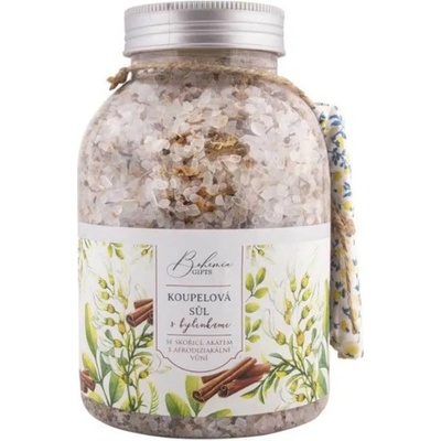 Bohemia Gifts Kúpeľová soľ škorica a agát 1200 g