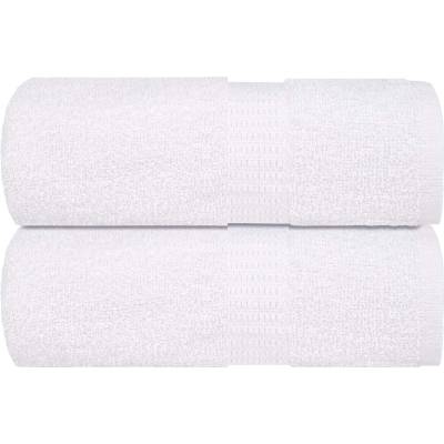 vidaXL Кърпи за баня FROGN 2 бр. Бели 15x21 см 360 г/м2 (136637)