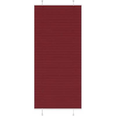 VidaXL Roleta plisé Bordová Červená 100x200 cm