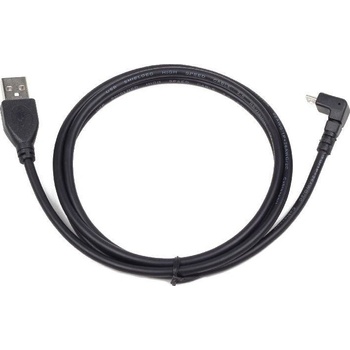 Gembird CCP-MUSB2-AMBM90-6 micro USB 2.0 AM-MBM5P, 1,8m, černý