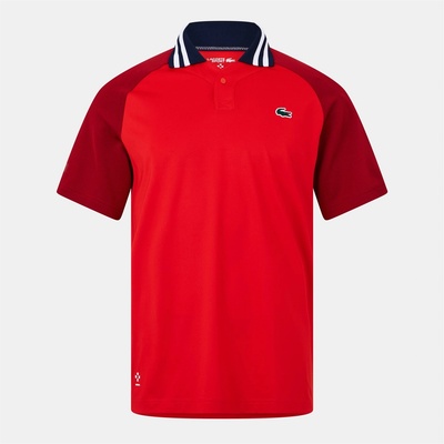 Lacoste Блуза с яка Lacoste Men's Logo Short Sleeve Polo Shirt - Redcurrant Bush