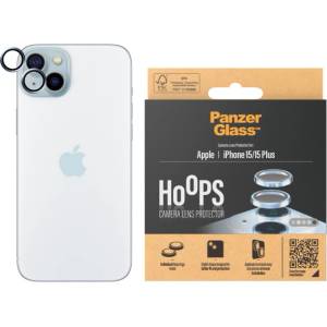 Panzer Стъклен протектор за камера PanzerGlass - Hoops, iPhone 15/15 Plus, син (5711724011900)