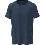 Stedman mesh raglan st8410 / Мъжка спортна риза с реглан - тъмносиня (st8410navs)