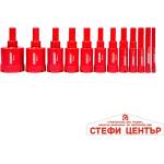 Raider Боркорони Diamond Dry Ø6-35mm Case Set 12 бр (157867) - steficenter