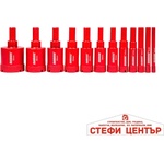 Raider Боркорони Diamond Dry Ø6-35mm Case Set 12 бр
