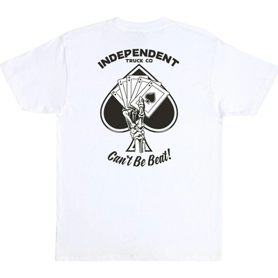 Independent tričko Royal Flush S/S Heavyweight White 159946