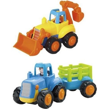 Hola Toys Детска играчка Hola Toys - Трактор или багер, асортимент (H326AB)