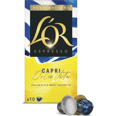 L'OR Espresso Capri Hlinikove Kapsule Do Nespresso 10 ks