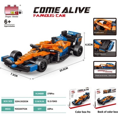 JOKO Formula Bolid F1 278ks, oranžová