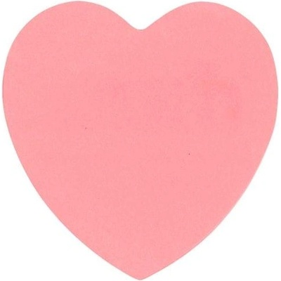 Stick`n Stick'n Самозалепващи се листчета Сърце, неонови, розови, 50 (1040100092)