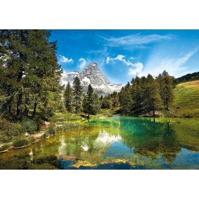 Clementoni - Puzzle Matterhorn in the mirror the Blue Lake - 1 500 piese