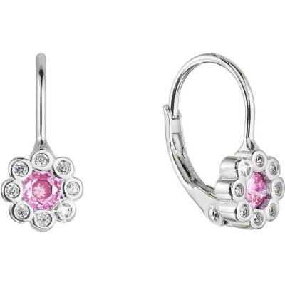 EVOLUTION GROUP 11476.3 rose zircon ag náušnice (AG 925/1000; 1 g)