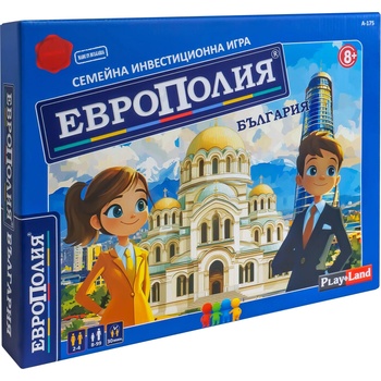 Play Land Настолна игра PlayLand - ЕвроПолия, България - Детска (A-175)