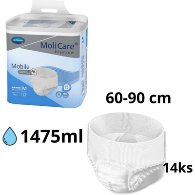 Molicare Premium Mobile modré 6 kvapiek S 14 ks