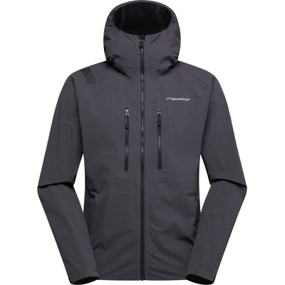 La Sportiva Мъжко водоустойчиво яке La Sportiva Helixir Shell Jacket Waterproof jacket - Onyx / Chalk - размер XL (002-3321-0214)