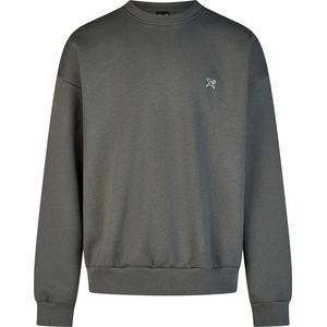 IRIEDAILY Мъжки пуловер Iriedaily Flagloose Crewneck Jumper - Dark Jungle (017-4556-0211)