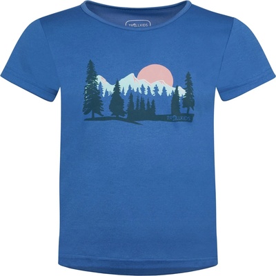 Trollkids Детска спортна тениска Trollkids Girl's Gudvangen Shirt Sport shirt - Cornflower - размер 98 (EU) (704-5819-0112)
