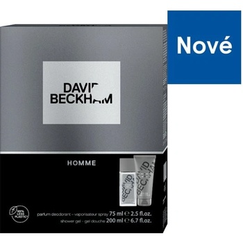 David Beckham Homme sprchový gél 200 ml + dezodorant sklo 75 ml darčeková sada