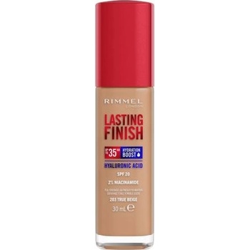 Rimmel London Lasting Finish 35H SPF20 Dlhotrvajúci hydratačný make-up 203 True Beige 30 ml