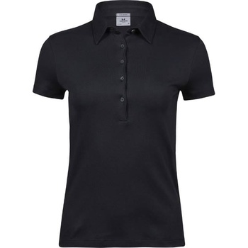 TEE JAYS TJ1441 / Дамска поло тениска от памук Pima - черна M (18144100202)
