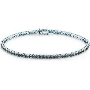 SAVICKI Тенис гривна Luminy 1, 9 мм: бяло злато, черни диаманти - savicki - 5 892,92 лв