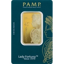 PAMP Lady Fortuna 45 let latý slitek 1 oz