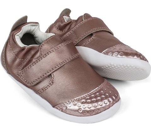 Bobux Barefoot první botičky xplorer go rose gold
