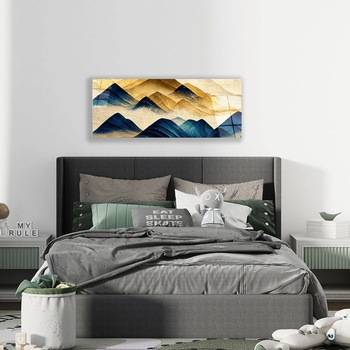 Art gift Стъклено АРТ пано - Златни върхове