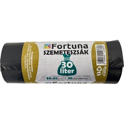 Fortuna Торба за боклук FORTUNA 30L черна 50x60 cm 20 броя 12.01738 (12.01738)