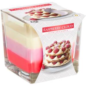 BISPOL Ароматна свещ Bispol Aura - Raspberry Cloud, 170 g (snk80-329)
