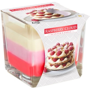 BISPOL Ароматна свещ Bispol Aura - Raspberry Cloud, 170 g (snk80-329)
