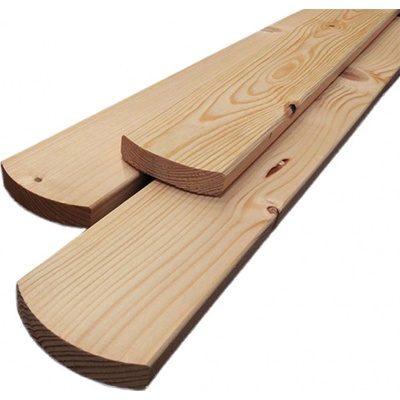 Plotovka smrk zakulacený konec 80 cm x 82 mm x 18 mm – Zboží Dáma