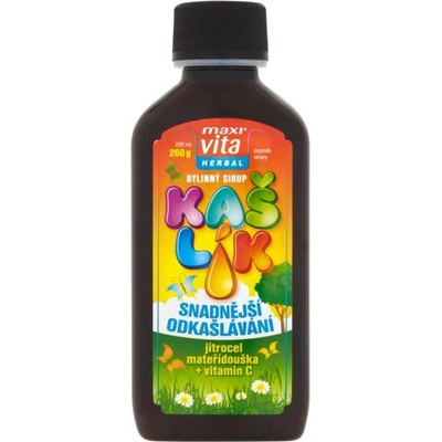 Maxi Vita Herbal Bylinný elixír Kašlík dětský 200 ml