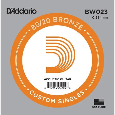 D'Addario BW023 Единична струна за китара (BW023)