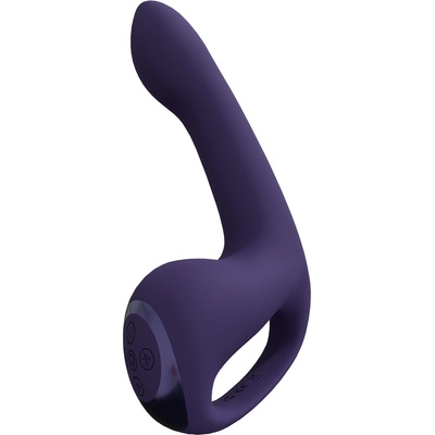 VIVE Рико - Тройно Моторче Thumper с Разширена Функция за Пръсти и Pulse Wave Стимулатор - Лилав