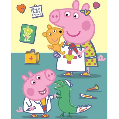 TREFL Prasátko Peppa: Zdravotní prohlídka 20 dílků