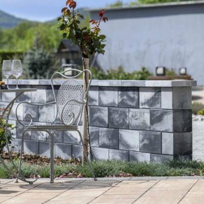 Stříška Newblok/Soloblok 460×260×50 mm – colormix noarblanc