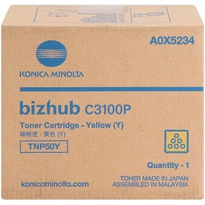 Konica Minolta Тонер TNP50Y, 4700 страници/5%, Yellow (TNP50Y)