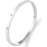 HARAHU Гривна AI-17630 - Сребърна / 3mm KP17630