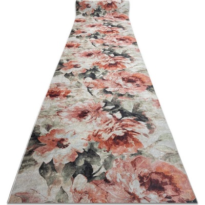 Najkoberce Lotus BOUQUET 52900 kvety béžový / ružový metráž 60 cm