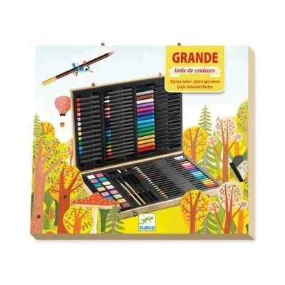 DJECO - Творчески комплект за рисуване - Big box of colors (DJ09750)